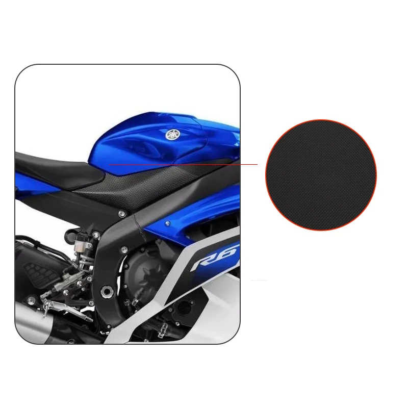 Наклейка на топливный бак мотоцикла для YAMAHA YZFR6 YZF-R6 YZF R6 2006-2007 противоскользящая