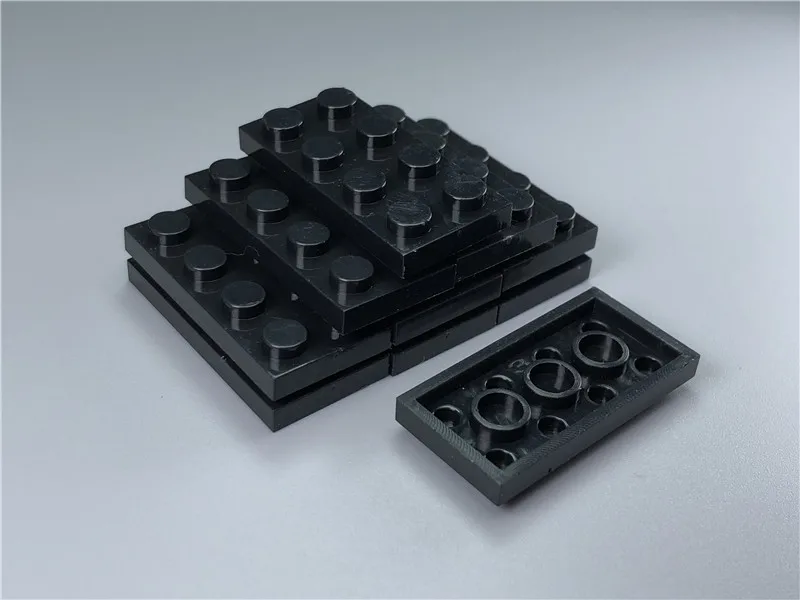 50 шт./лот MOC Кирпичи красочная пластина 2x4 подходит для 3020 DIY Развивающие