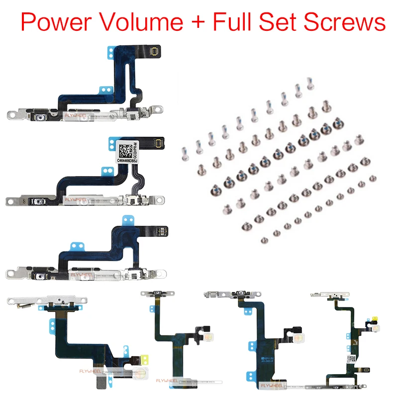 Гибкий кабель с металлическим кронштейном для iPhone 6 6S Plus 1 шт.|Шлейфы мобильных