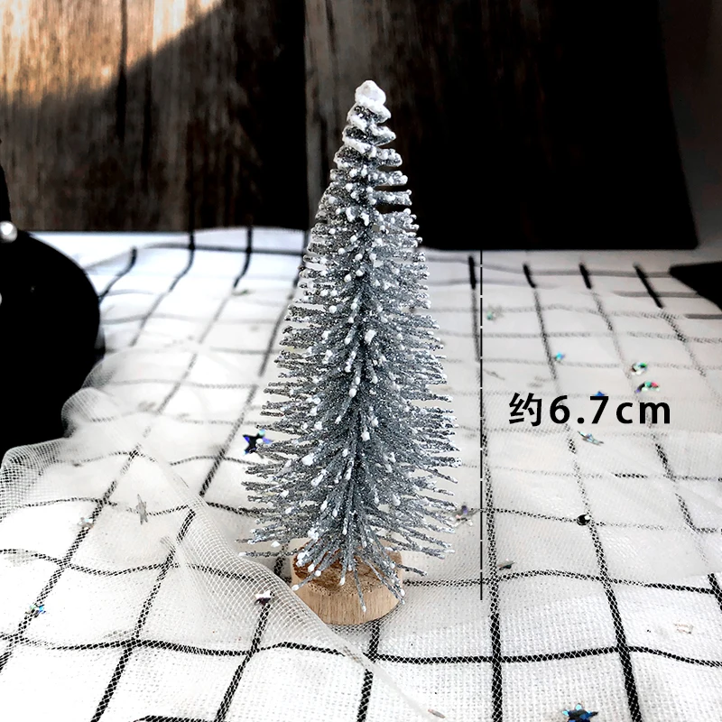 BAIUFOR Рождественская елка новогодняя Маленькая маленькая сосна настольные