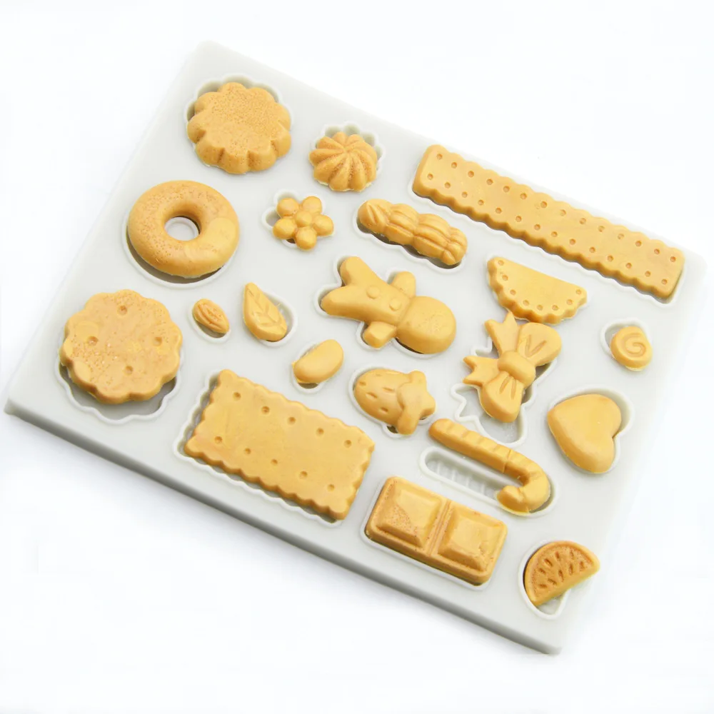 Мультяшный персонаж и бант в форме сердца помадка торт силиконовые формы печенье