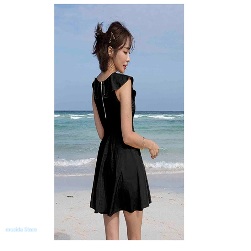 

50pcs 2021 new conservative sports beach Japanese swimsuit was thin soft bag with chest pad