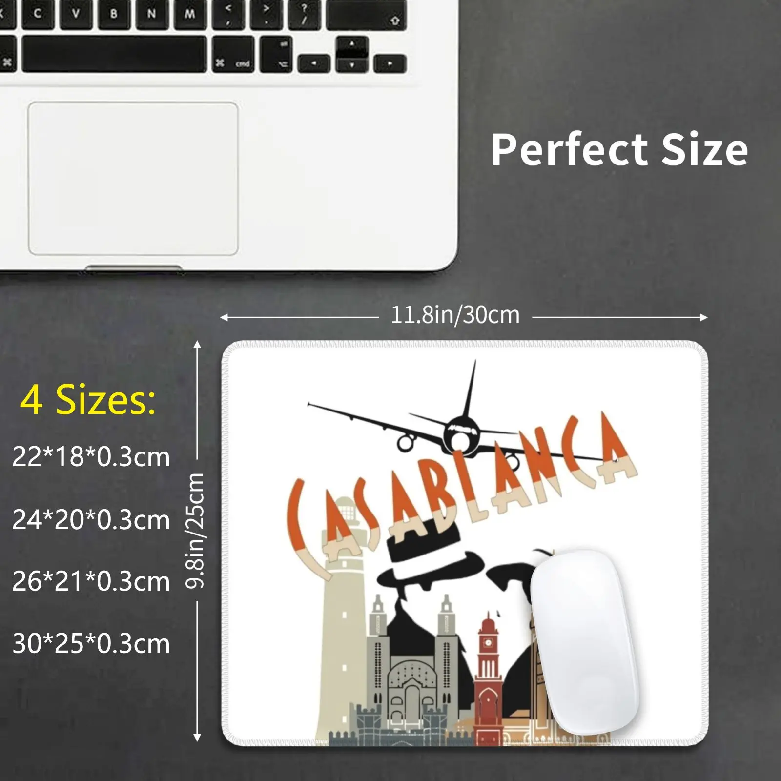 

Коврик для мыши с принтом "сделай сам", подушка с принтом Марокко, Ingrid, Bergman, Humphrey, boнемецкие фильмы, пустынные самолеты, любовь