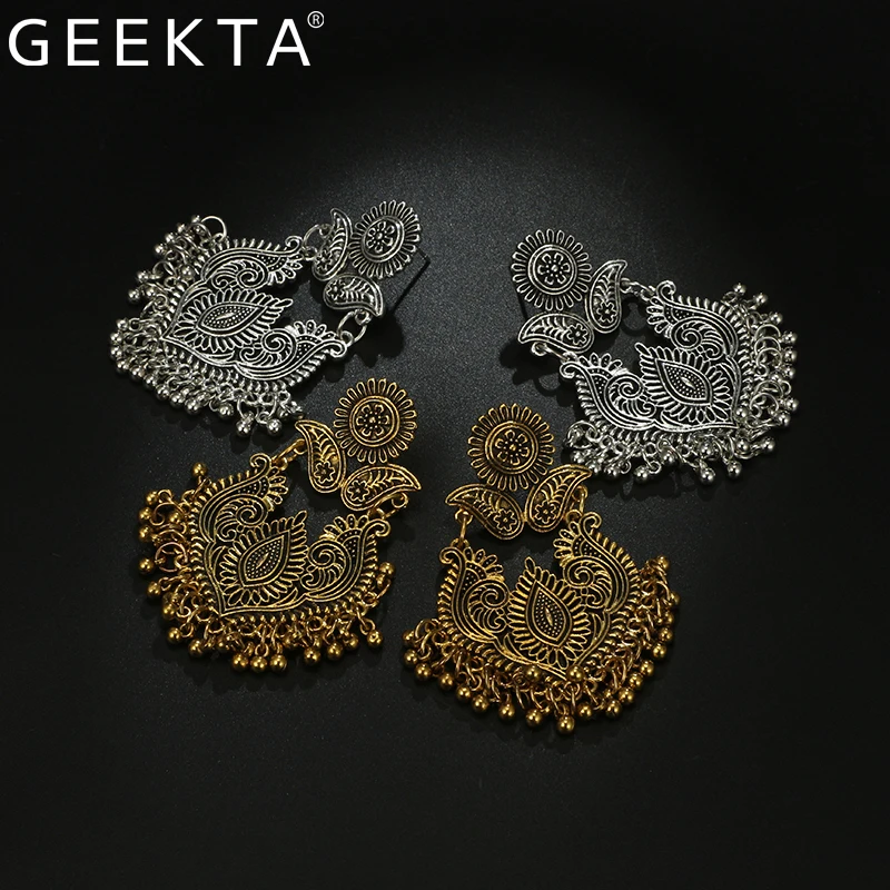 Богемные винтажные этнические Висячие серьги для женщин женские свадебные