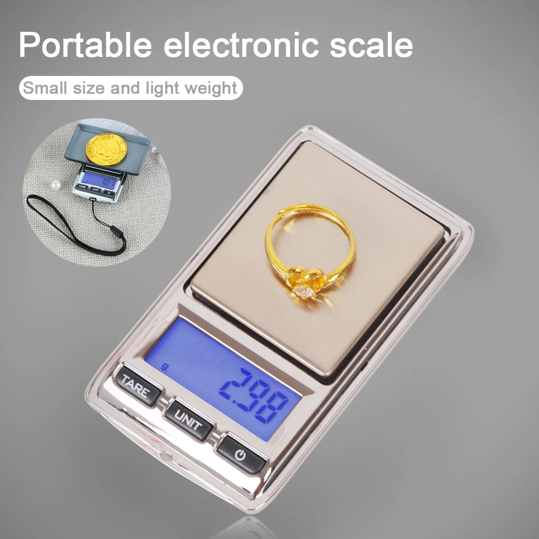 Мини цифровой ЖК дисплей 0 01 г 200 электронные весы алмазные ювелирные изделия Вес