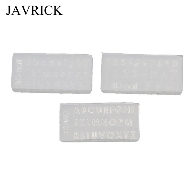 3 шт. силиконовые формы для украшений в виде букв|Инструменты и оборудование