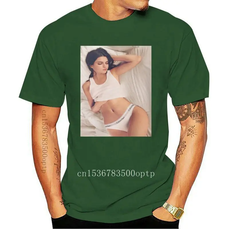 

Новинка, мужские футболки Kendall Jenner Rest с белым логотипом для мужчин и женщин, летняя искусственная одежда