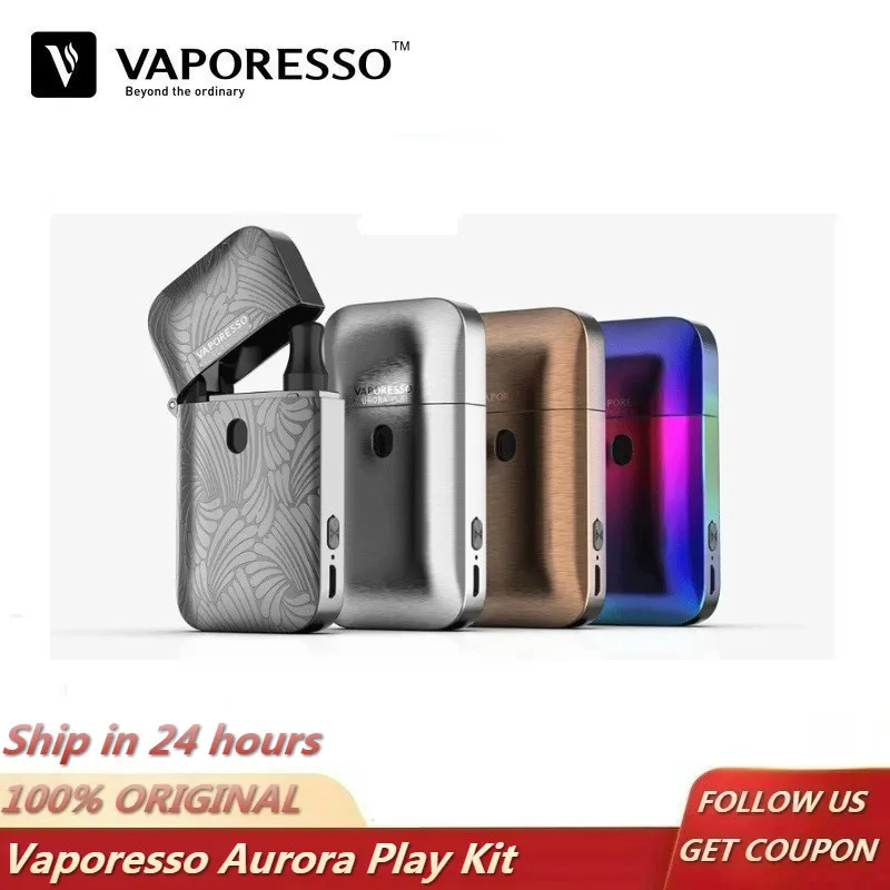 Оригинальный набор Vaporesso Aurora Play 650 мАч 2 мл OMNI Board Mini Chipset Зажигалка Pod Kit для