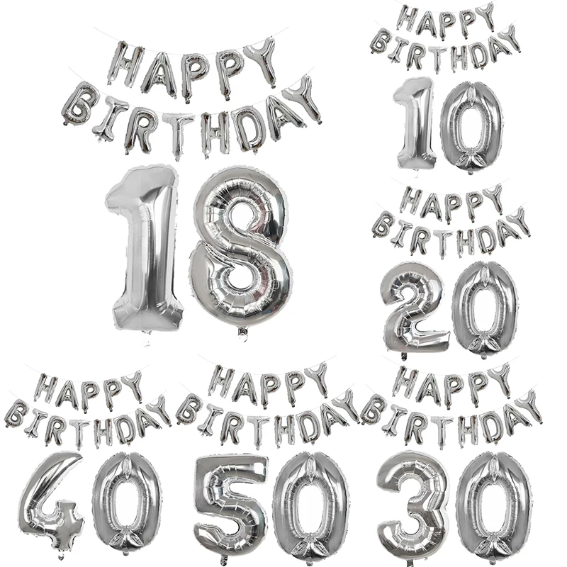 

Воздушные шары в виде цифр 1, 2, 3, 4, 5, 16 дюймов