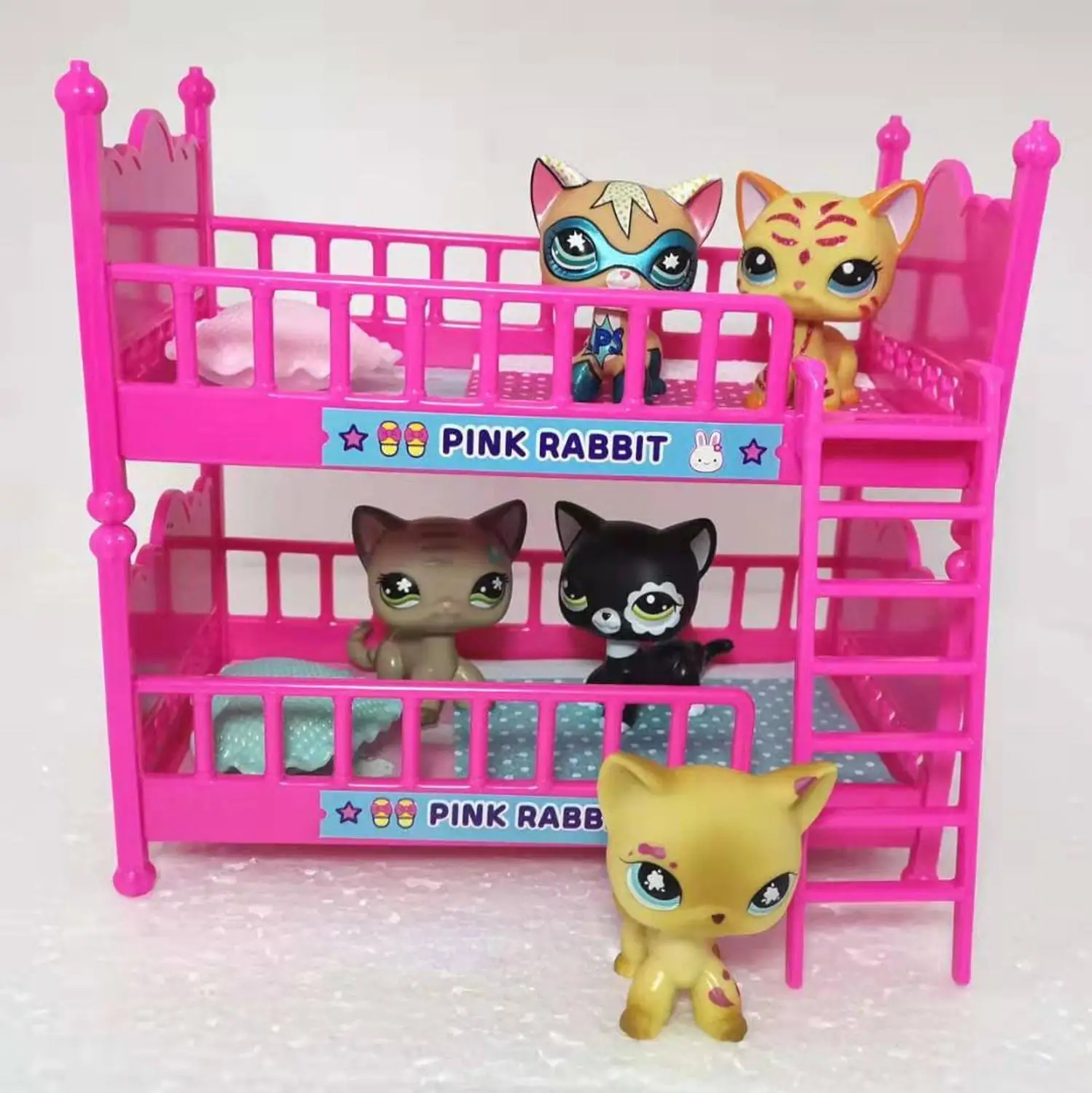 Стоя petshop игрушки в виде старых животных LPS кошка с короткой шерстью Колли