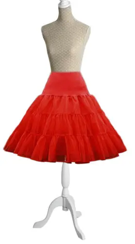 Лидер продаж короткая Нижняя юбка из органзы кринолин винтажные свадебные