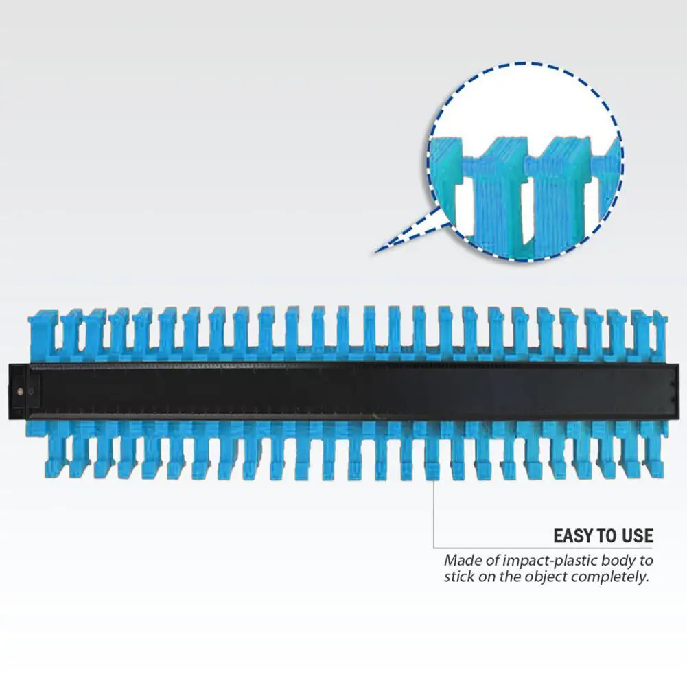 

Plastic Contour Gauge Duplicator Profile Copy Gauge Tiles Wood Marking Tool Plastic Contour Copy Duplicator Measuring Tool