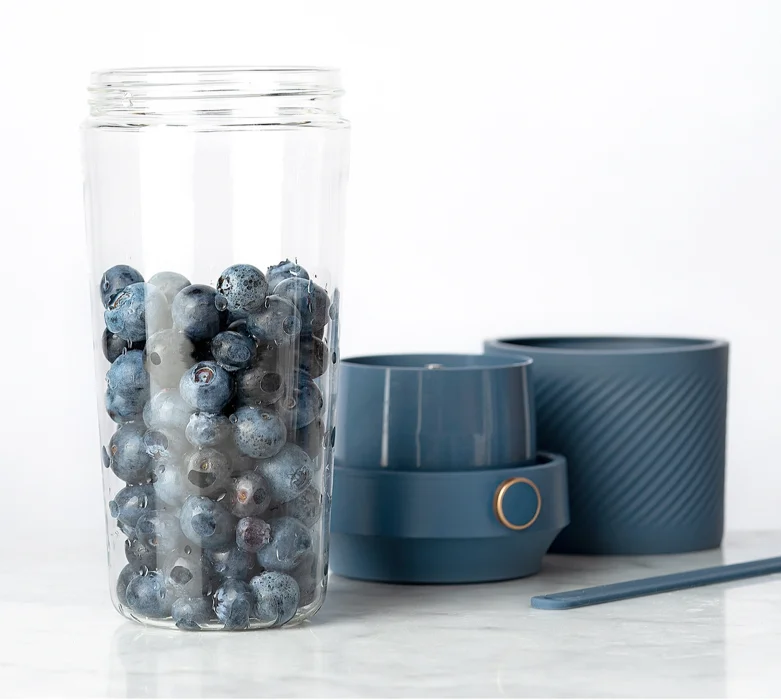 

All Joint Mini Portable Juice Blender Electric USB Rechargable Fruit Juicer for Home Travel Outdoor