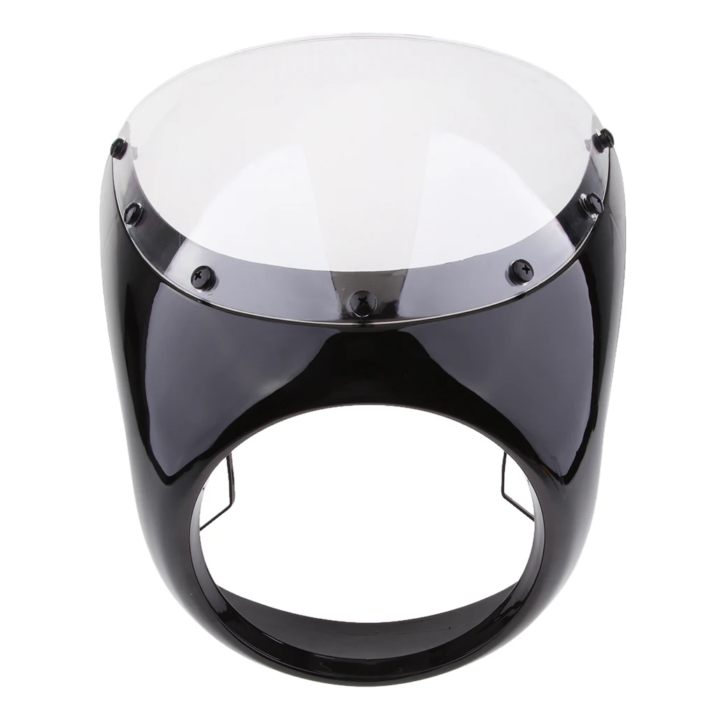 Фара мотоцикла обтекатель ветер экран крышка подходит 16-18 см налобный фонарь