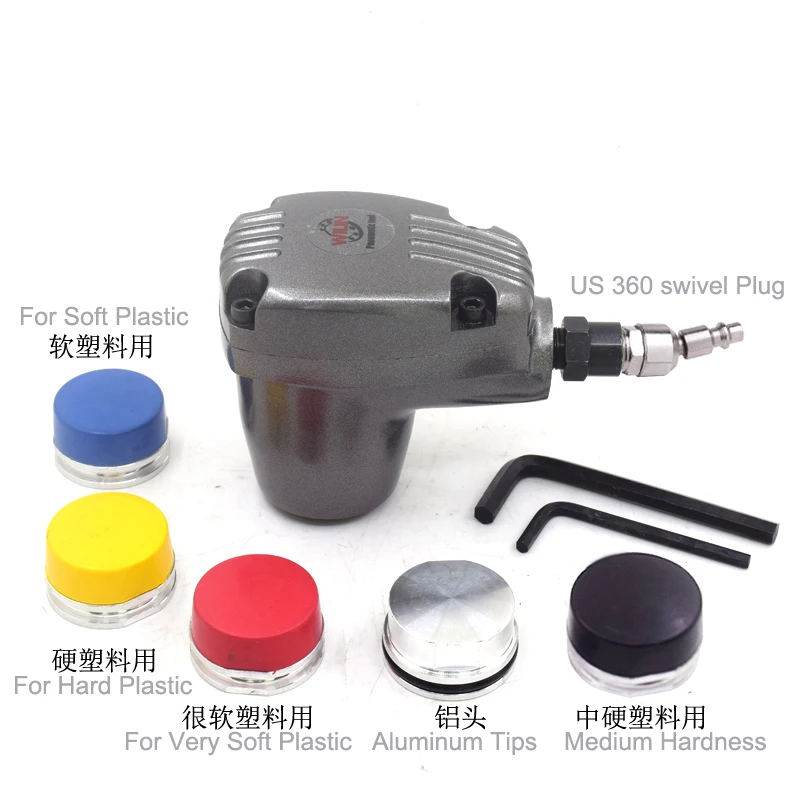 Пневматический молоток ручной пневматический 6 наконечников различной