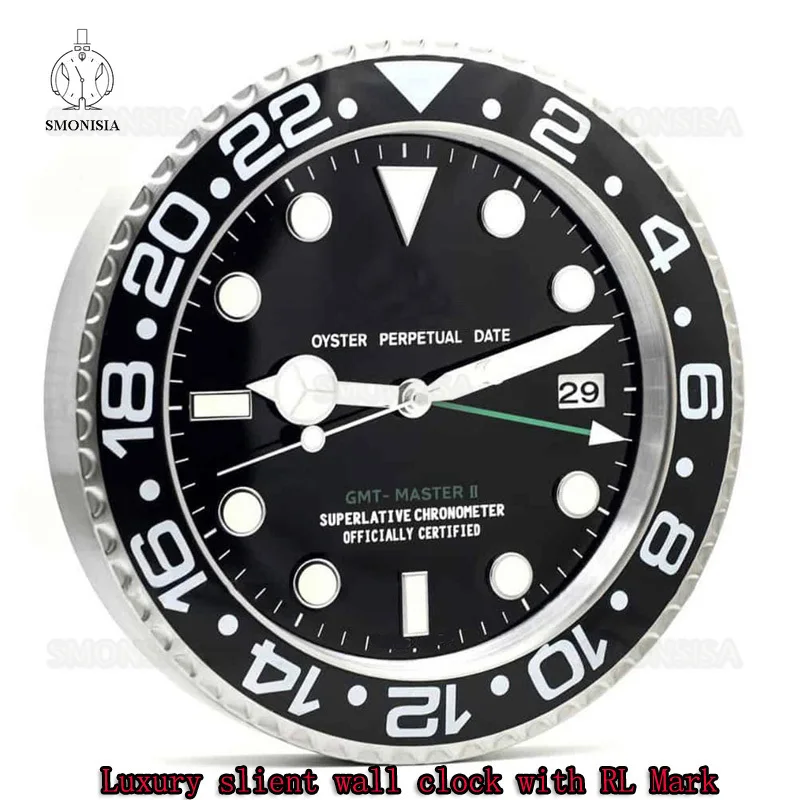 

WALL CLOCK - GMT Master II RL09 Luxury Diamond Wall Clock Watch Shape Wall Clock With Silent Movement
