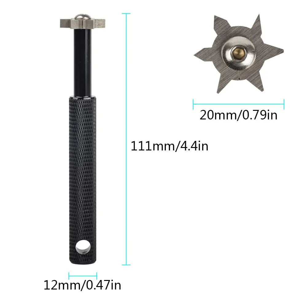 Точилка для пазов гольфа с 6 головками точилка клюшек инструмент отрезки и