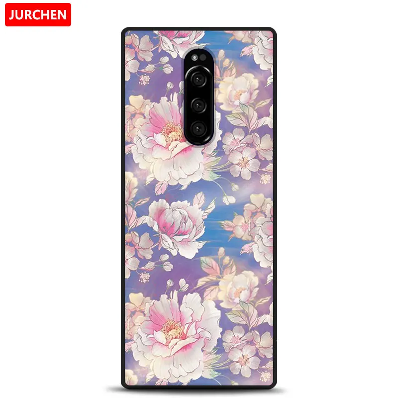 45 Чехол jurchen для sony Xperia 1, чехол для Xperia One, милый мультяшный Мягкий силиконовый чехол из ТПУ для sony Xperia1 sony 1, чехол - Цвет: 45