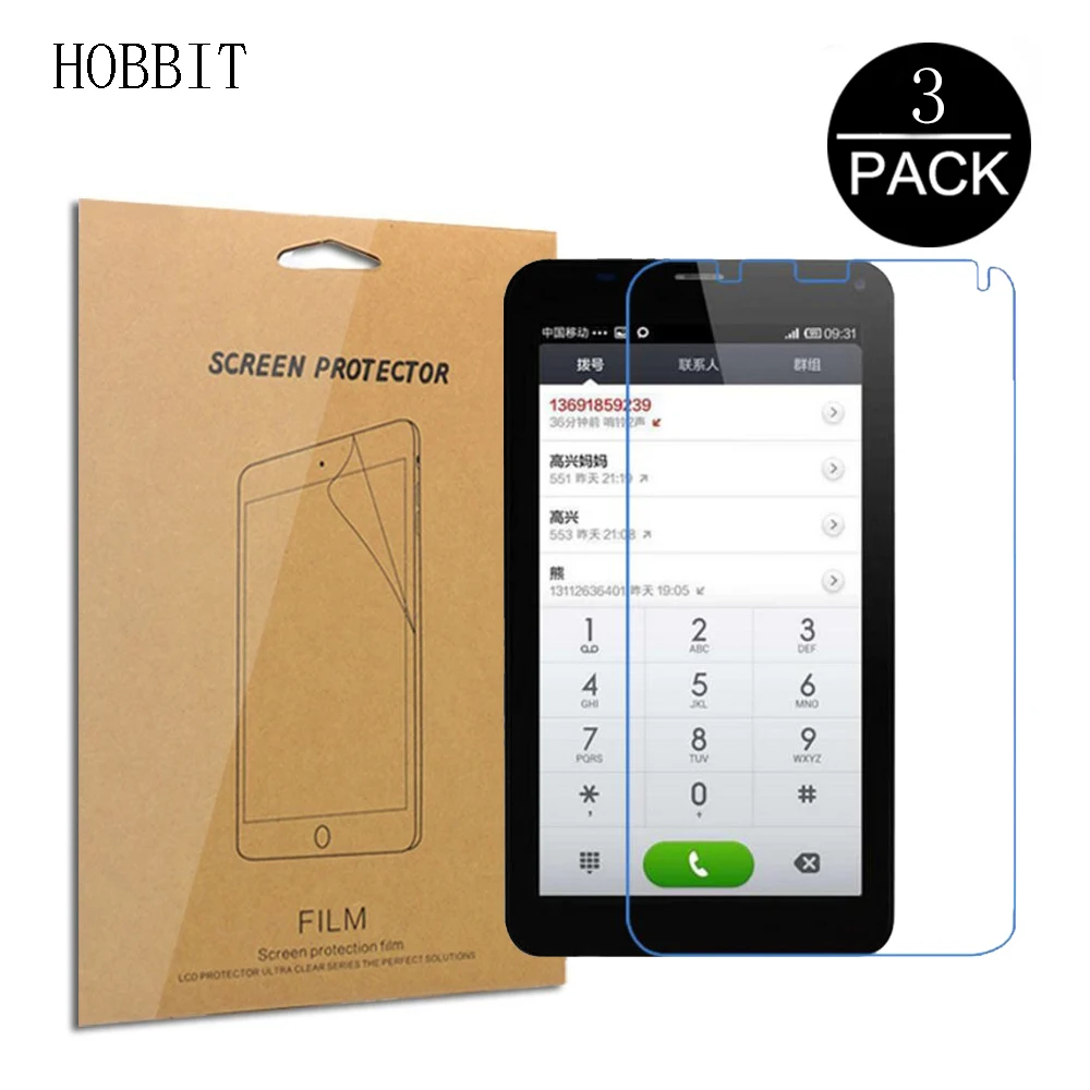 

3PCS High Definition Tablet Film For CUBE Talk 7XS 7inch High Quality 0.15mm HD Clear Anti-shock PET Screen Protector Film