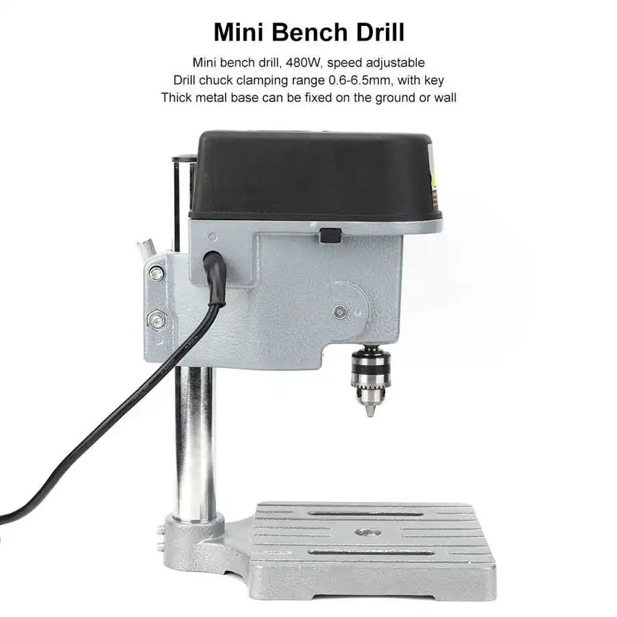 Сверлильный станок электрическая настольная мини дрель 150 Вт с регулируемой