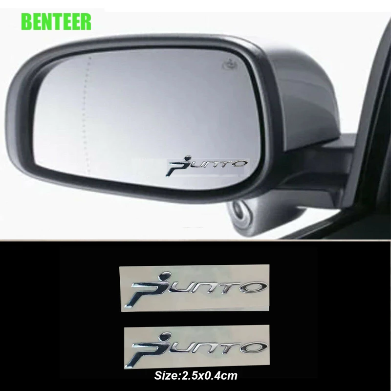 

2pcs Stainless Steel Car Sticker For Fiat Punto