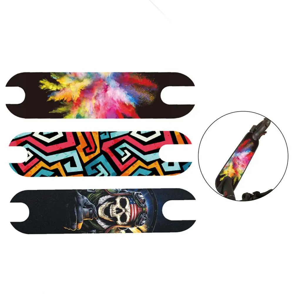 Педалями подножка лента Наждачная StickerElectric скейтборд защитные скейт наклейки