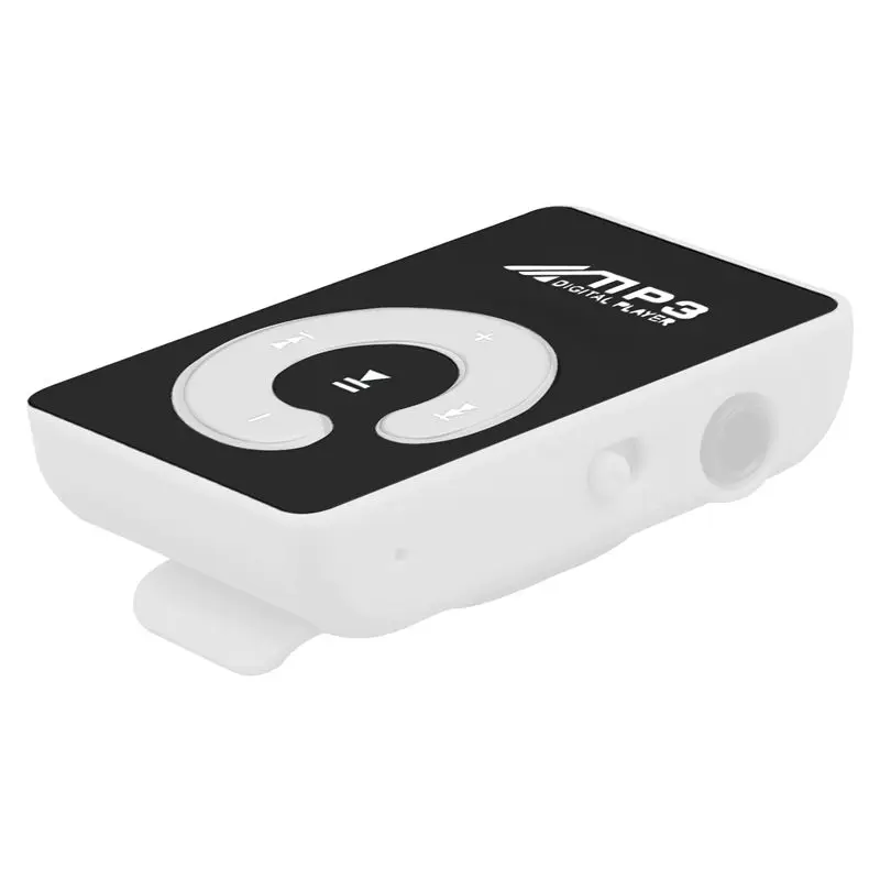 BESTMini Зеркало Клип USB цифровой Mp3 музыкальный плеер Поддержка 8 Гб SD TF карта