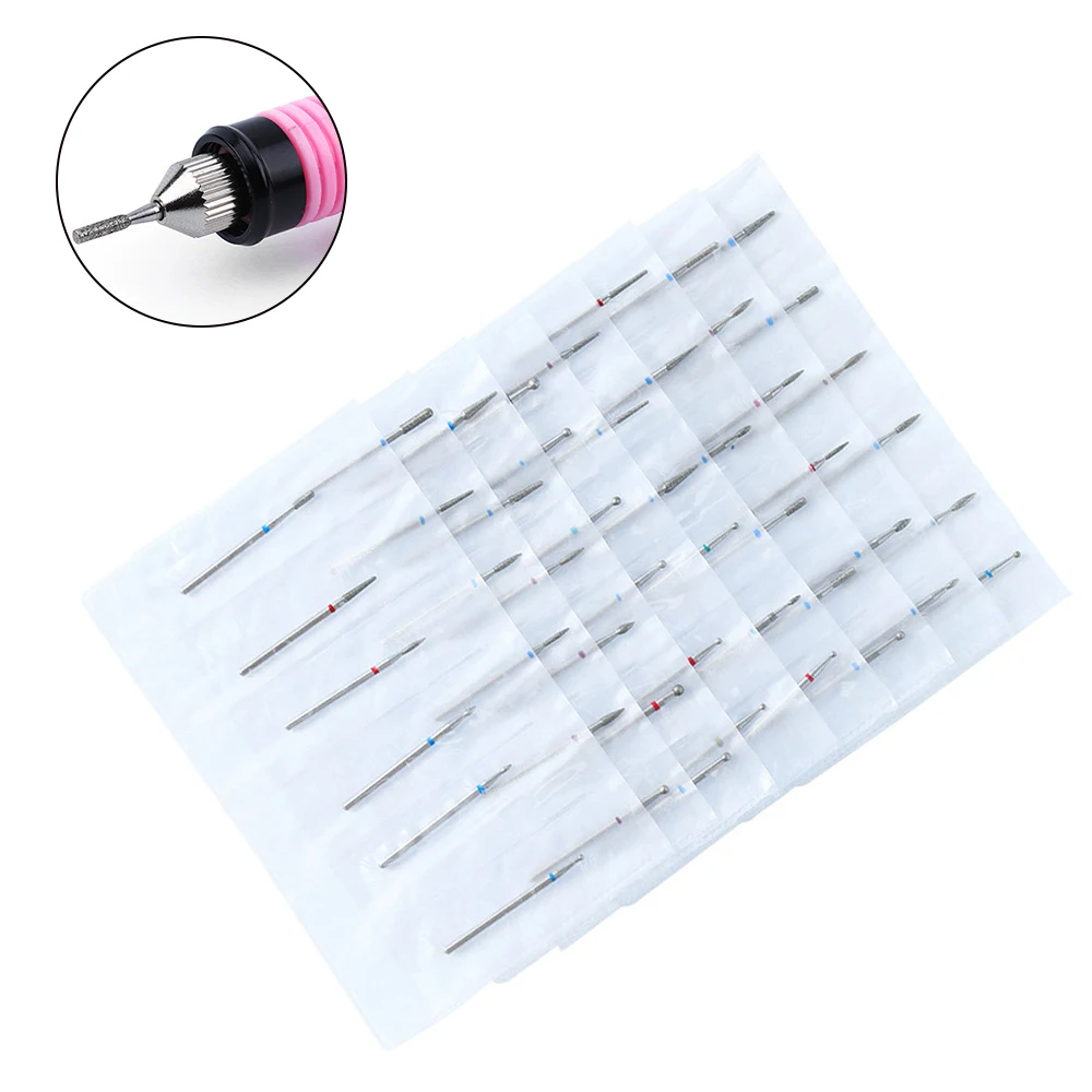 Набор из 6 насадок для маникюра и педикюра керамические алмазные пилки ногтей