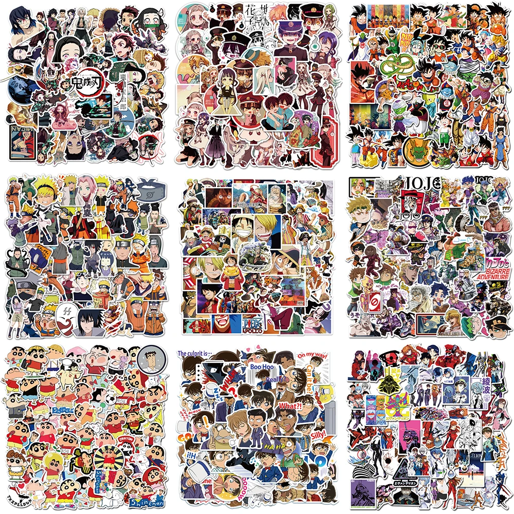 

50PCS A Variety of Anime Demon Killer Bound Teenager Hanako-jun Sticker Suitcase Skateboard Laptop Graffiti Stickers Wholesale