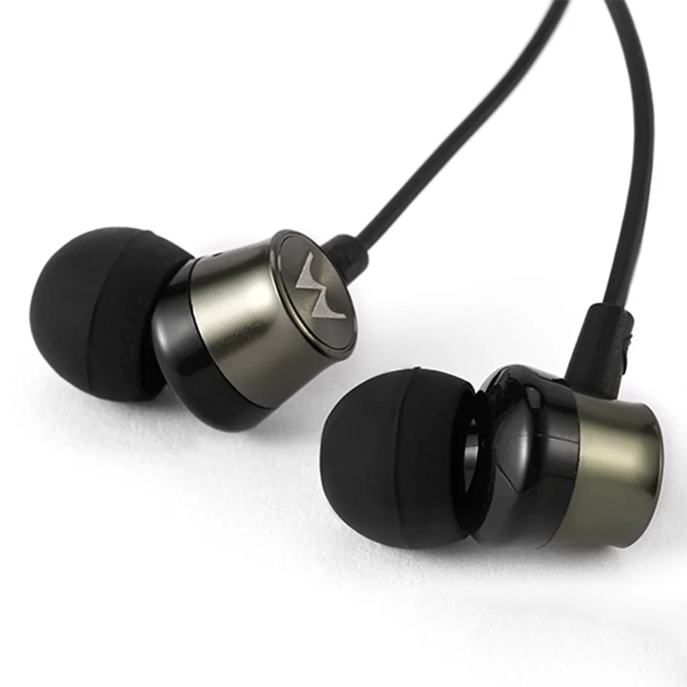 Наушники-вкладыши с разъемом 3 5 мм микрофоном металлические для Motorola Moto One Hyper P50 P30