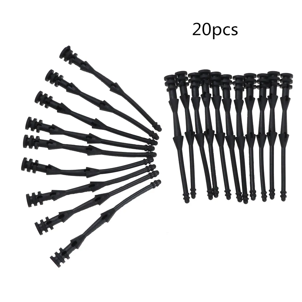 

20Pcs 65mm Screw Pin Rivet Rubber PC Fan Noise Absorbtion Fans Anti Vibration Mount Silicone Screws Noise Reduction Equipment