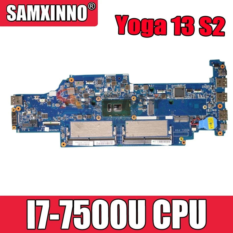 Для LENOVO Thinkpad Yoga 13 S2 Материнская плата ноутбука процессор SR2ZV I7 7500U DA0PS9MB8E0 мех 01HW981