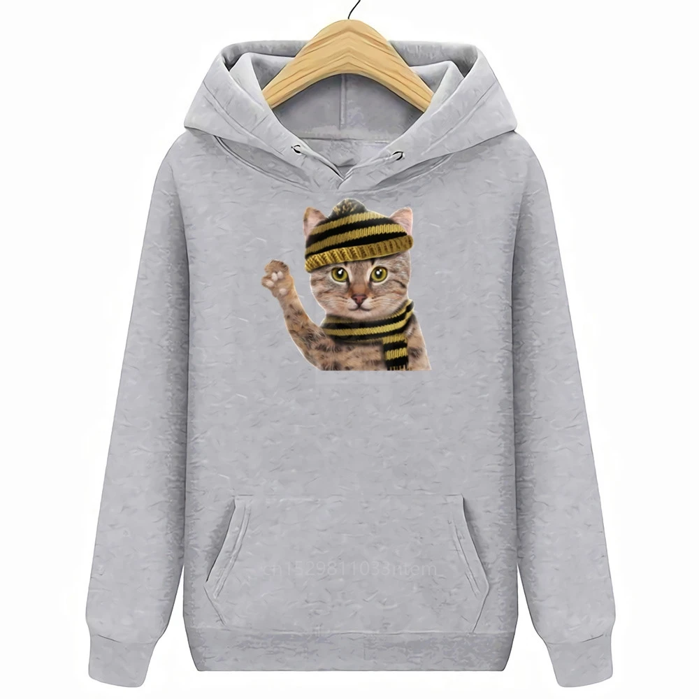 

2020 New Casual Fashion T Shirt Men s Cotton Short Sleeve Cute Cat With Hat Quality