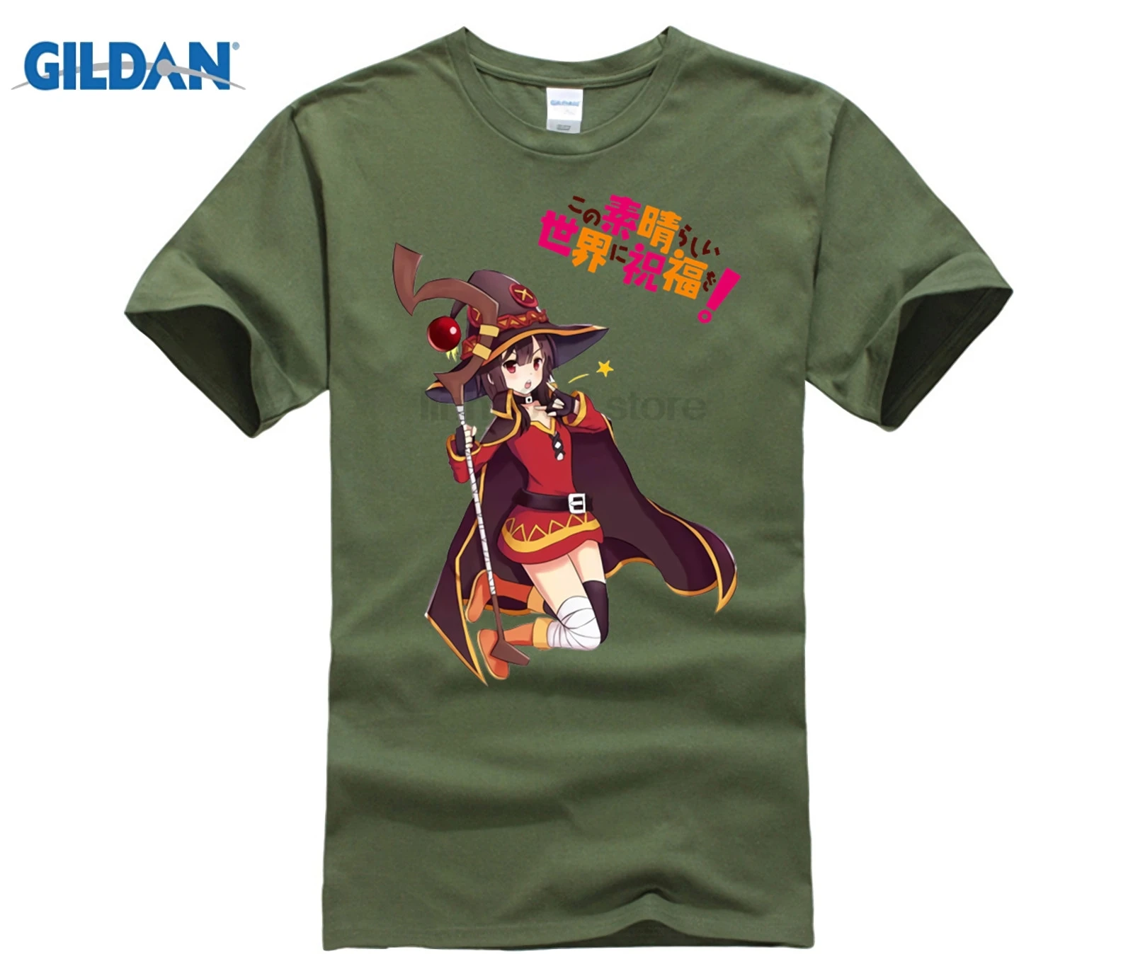 DILDAN новинка Kono Subarashii Sekai Ni Shukufuku Wo Megumin футболка для косплея аниме рисунок чернил