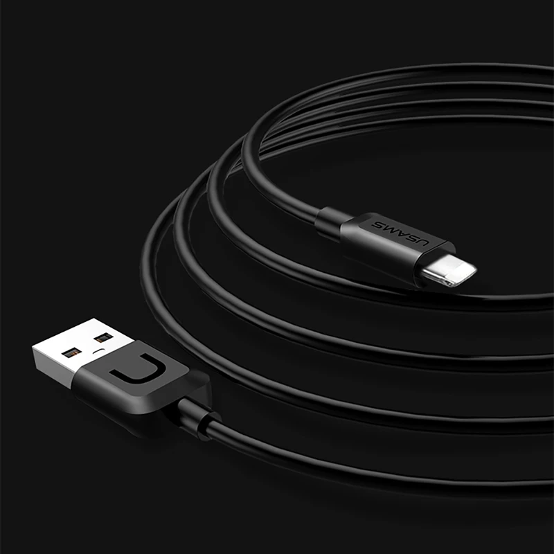 usams 10 pcs usb type c cable 2a for iphone lightning charging cable for iphone 7 8 plus x xs max xr 5 5s se 6 6s plus data wire free global shipping