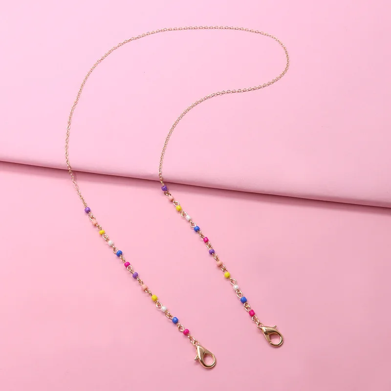 2020 ручная работа модная женская детская многоцелевая маска цепочка для лица