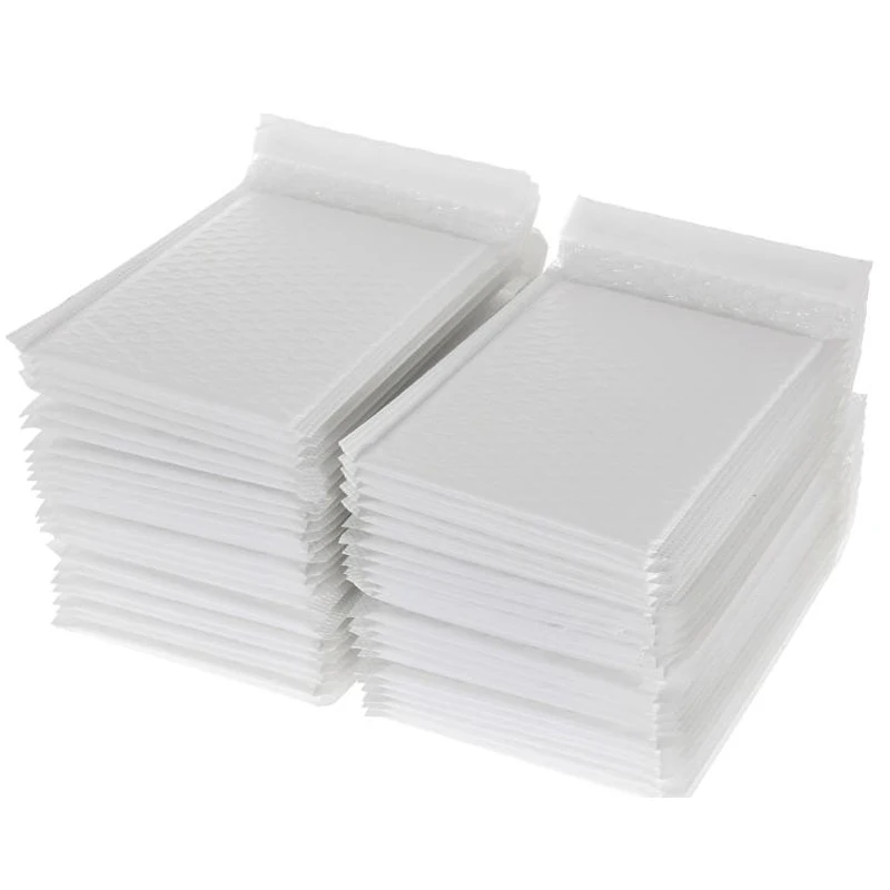 50 шт./лот конверты из белой пены самозапечатывающиеся мягкие для доставки с