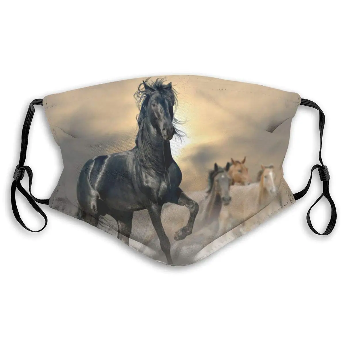 

Fillter Mask for Women Hand Moon Reusable Breathable Mask Replaceable Ear Loops for Traveling Double Protection