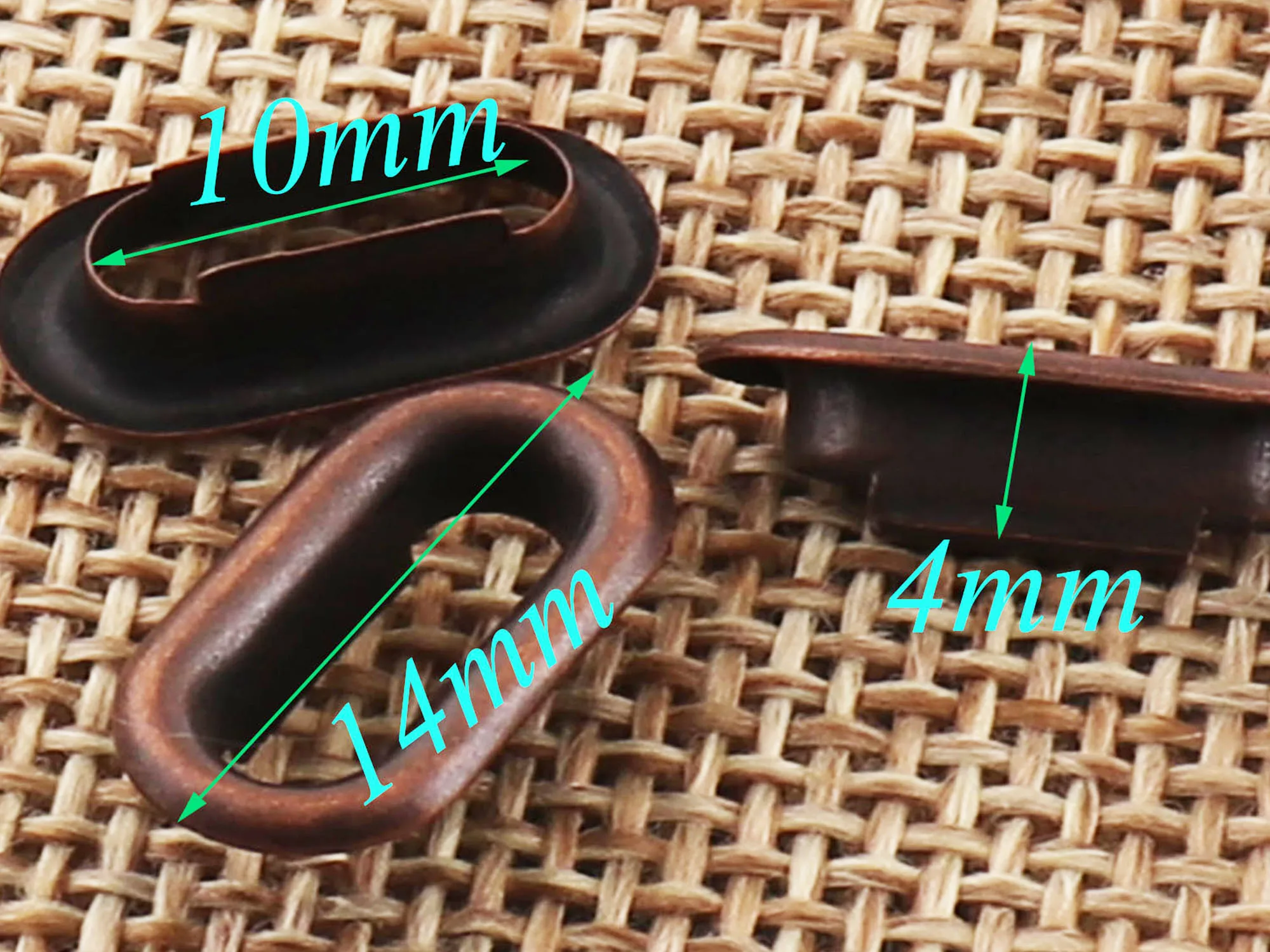 200 SETS Copper Eyelets Grommets With Washers Metal for Tags Tunnels Canvas Leather Eyelets-10MM | Дом и сад