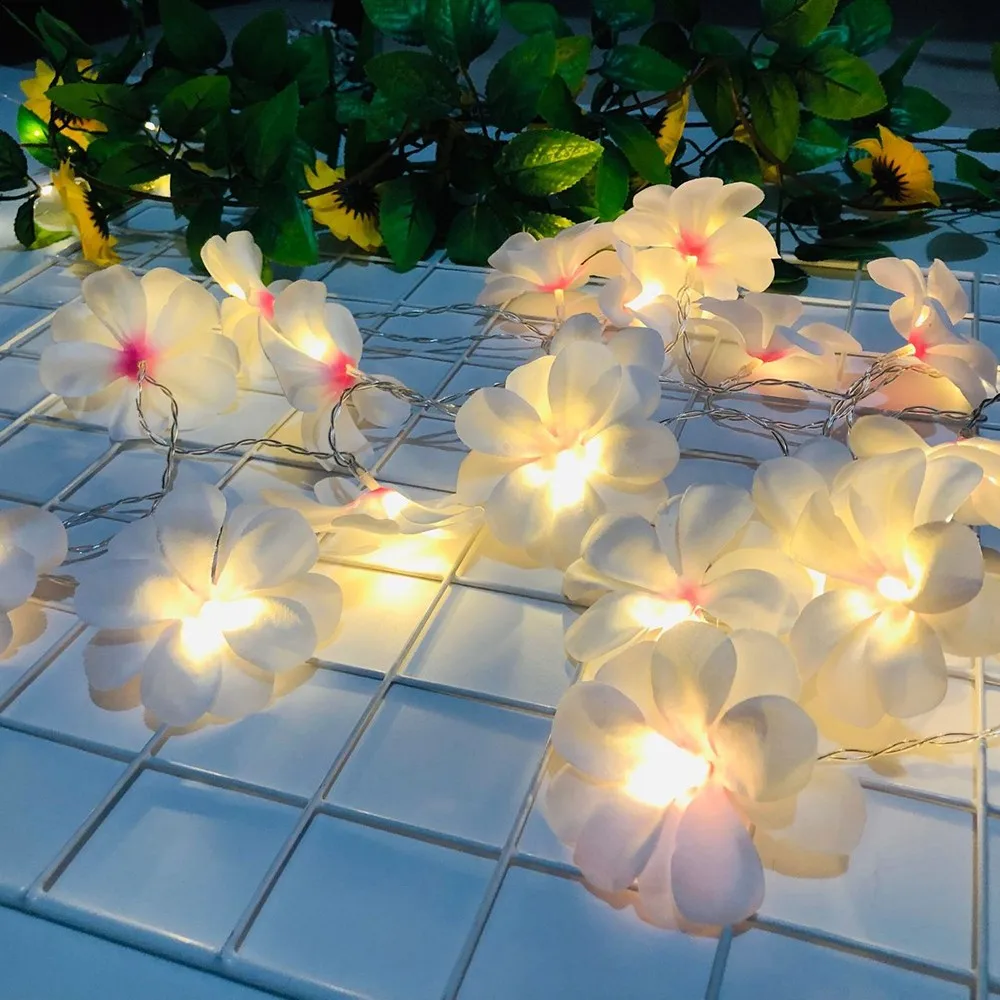 Светодиодный фонарь гирлянда с питанием от аккумулятора для свадьбы