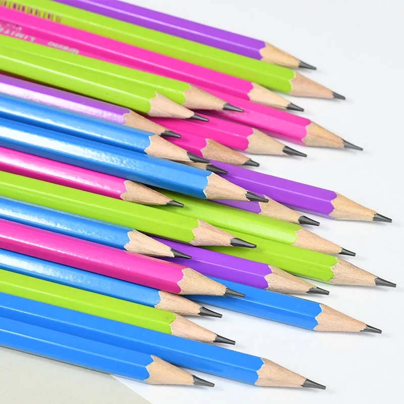 9509ED 12 pcs/set High quality environmental protection student pencil HB writing tool school stationery | Канцтовары для офиса и