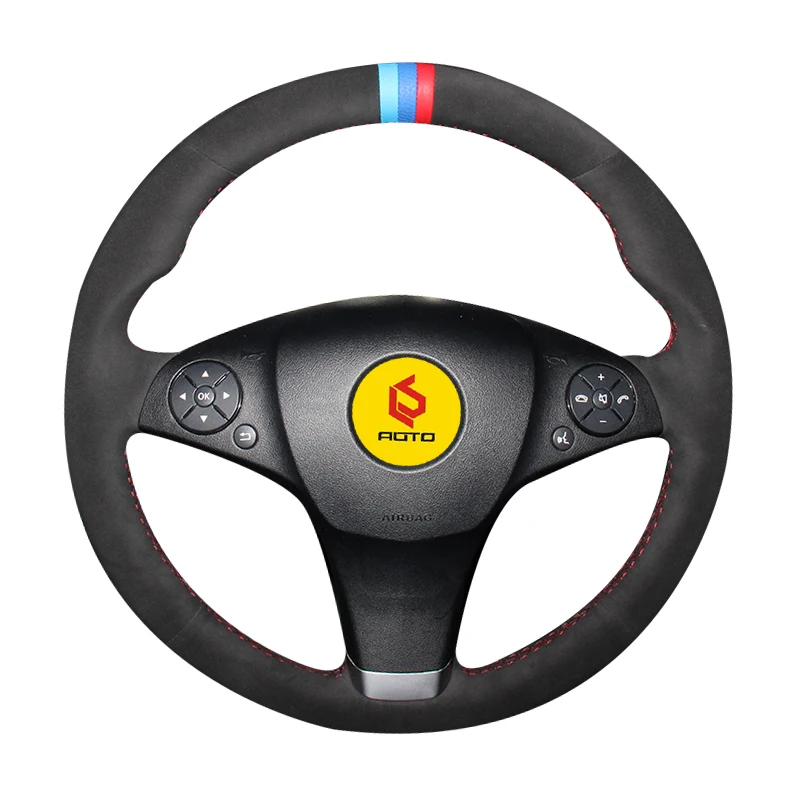 Ручная швейная крышка рулевого колеса для Mercedes Benz C180 C200 C350 C300 CLS 280 300 350 500 GLK300 2008