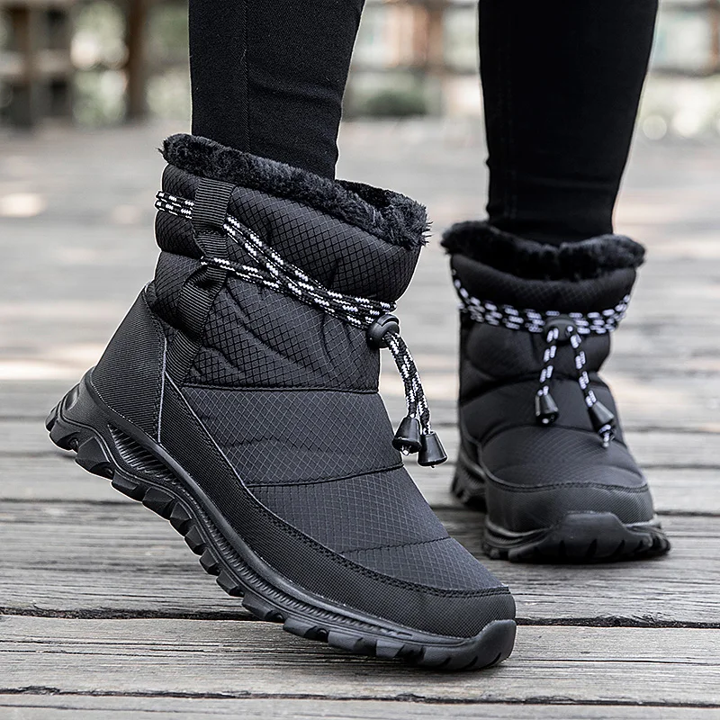 

2021 New Winter Women Boots Waterproof Snow Boots Female Plush Winter Boots Women Warm Ankle Boots Woman Winter Botas De Mujer