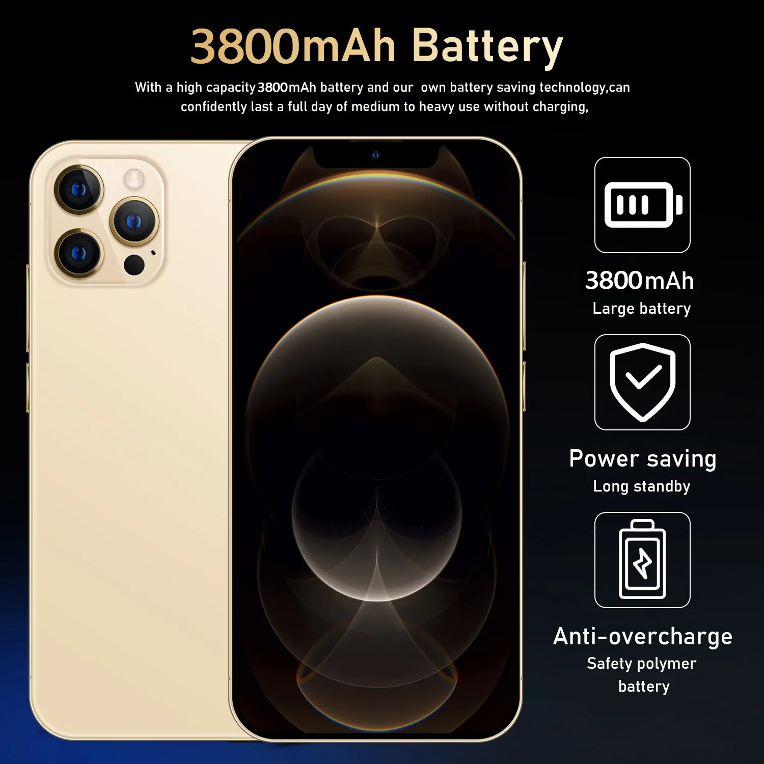 

2021 Smartphones On Android Cheap Free Shipping I12 Lite 6.7 Inch Smartphone Unlocked Android6 4+32g Rom Gradient Back Cover