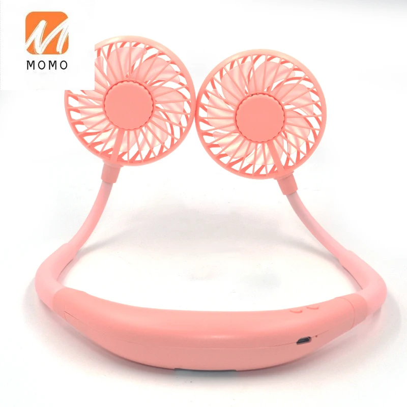 

High Quality Cheap Price LED Hand Free Lazy Neck Fan Portable Rechargeable Hanging Mini Neck Cooler Fan