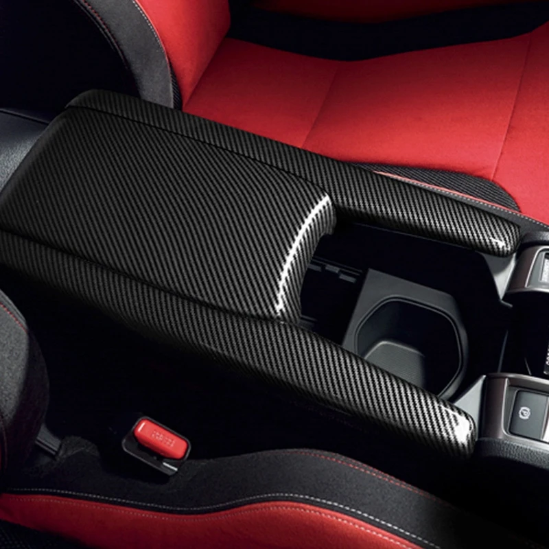 Защитный чехол для подлокотника из углеродного волокна центральный