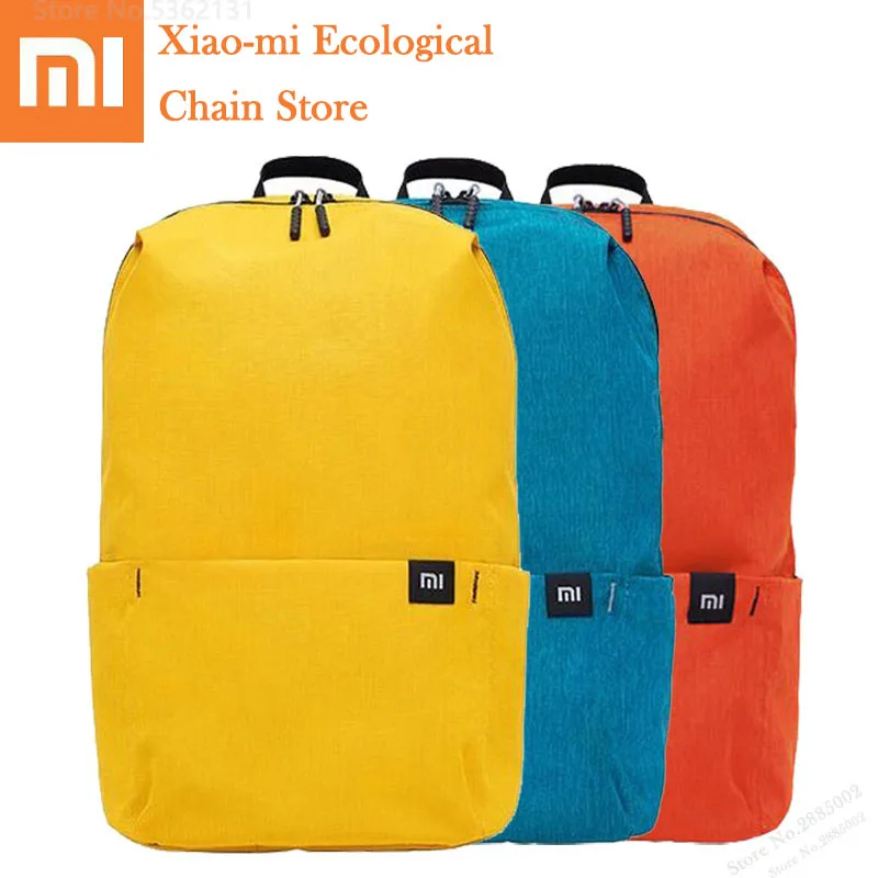 

Оригинальный рюкзак Xiaomi 10L, повседневная спортивная нагрудная сумка, легкие сумки, маленькая упаковка, дорожная сумка, разноцветный рюкзак ...