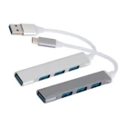 Usb-хаб разветвитель USB 3,0 USB 2,0 4 в 1 концентратор USB зарядка док-станция многопортовый адаптер ноутбука Аксессуары для ПК ноутбука Macbook air