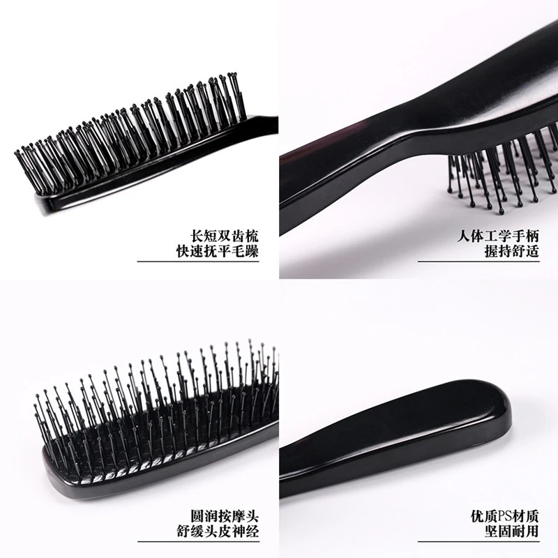 New Hair Brush Scalp Massage Comb Bristle Nylon Women Wet Detangle Curly Salon Hairdressing Styling | Красота и здоровье