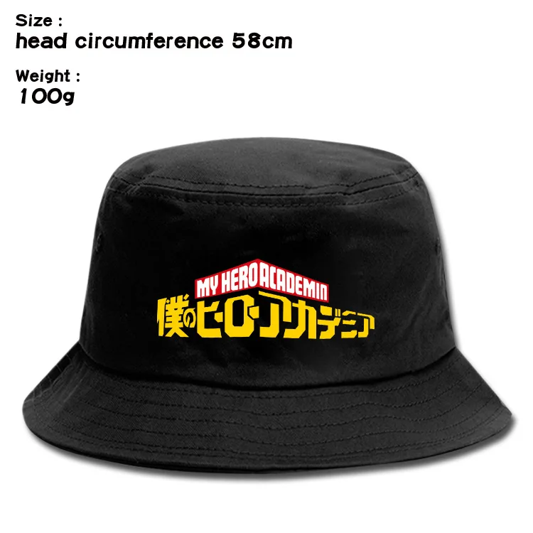 

Anime My Hero Academia Bucket Hat Summer Panama Bucket Cap Fashion Women Men Teenager Hip Hop Harajuku Fisherman Hat